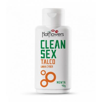 TALCO CLEAN SEX LINHA CYBER 40G - HOT FLOWERS